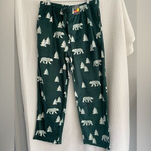 NWT Men’s St. John’s Bay fleece sleep pants. Size L.